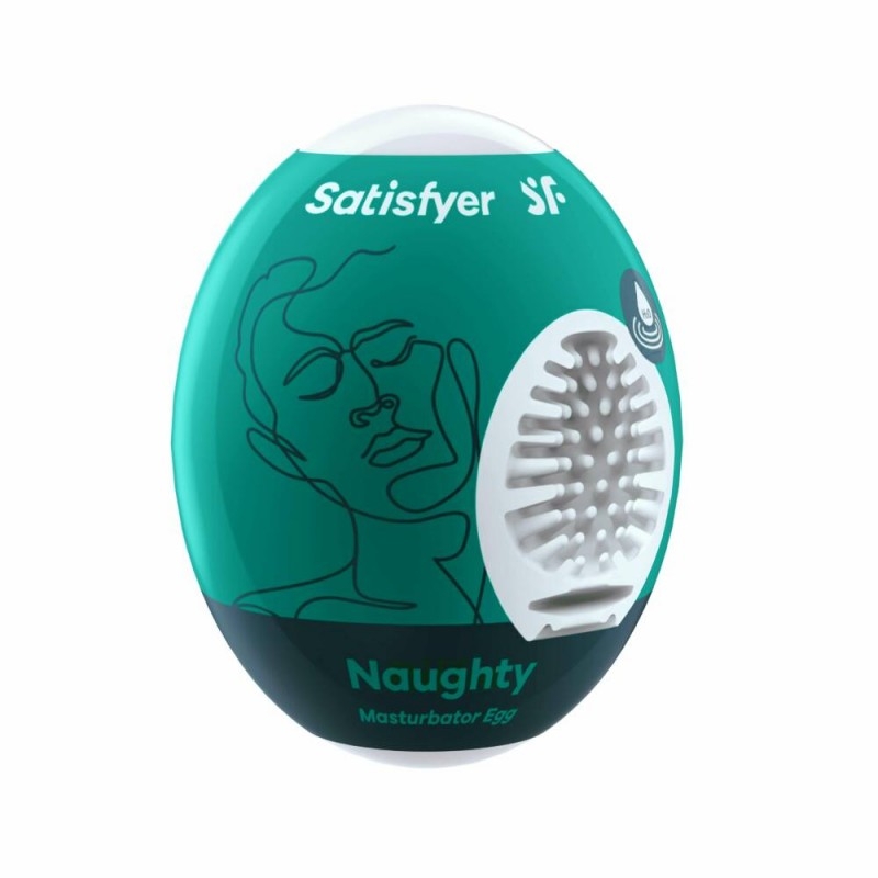 Мастурбатор с самолубрикацией "Satisfyer Naughty" 